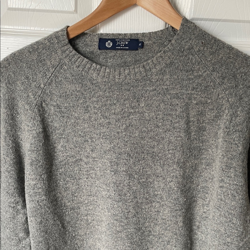 J. Crew Gray Crewneck Sweater